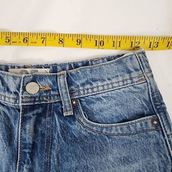Free People We The Free Marion High Waisted Jean in Celeste Size 25 - Picture 14 of 14